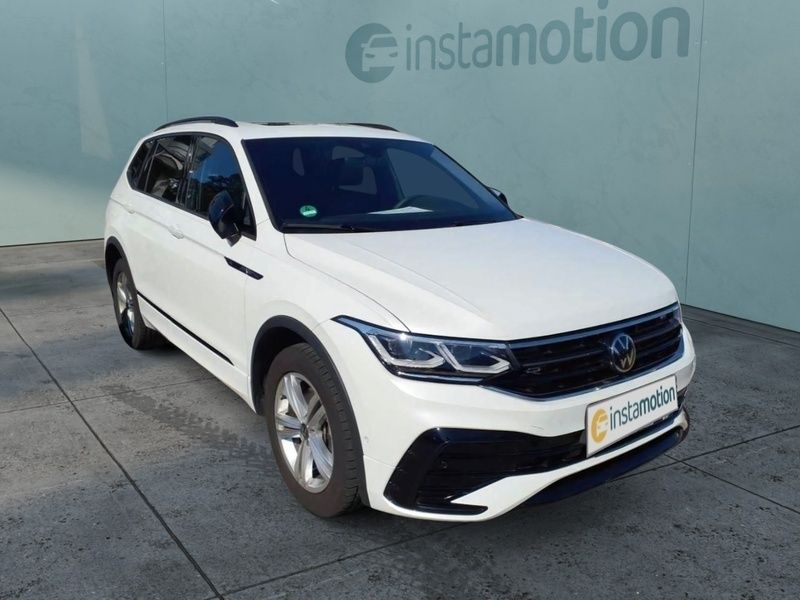 Weiß Gebraucht 2024 VW Tiguan Allspace R-line SUV | 47.590 € (Fairer Preis) - Bild 1/4