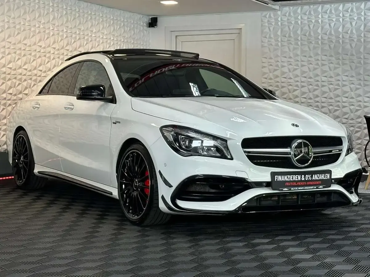 Gebraucht Mercedes CLA45 AMG AMG 381 PS (280 kW) 2019 Weiß Coupé