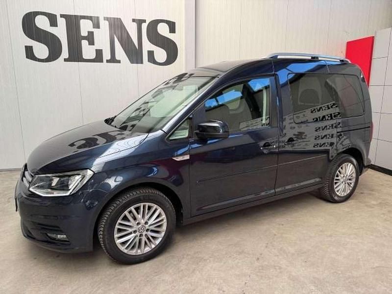 Gebraucht VW Caddy Comfortline 102 PS (75 kW) 2018 Starlight blue metallic Van / Kleinbus