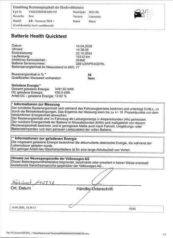 Gebraucht Cupra Tavascan VZ 250 kW (340 PS) 2024 Tavascanblau SUV