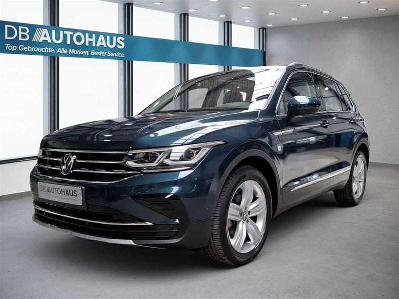 Blau Gebraucht 2023 VW Tiguan Elegance SUV | 32.930 € (Guter Preis) - Bild 1/4