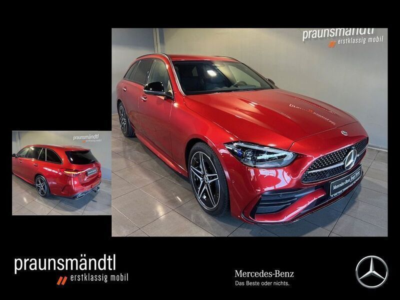 Rot Gebraucht 2022 Mercedes C200 AMG Limousine | 36.900 € (Etwas zu teuer) - Bild 1/4