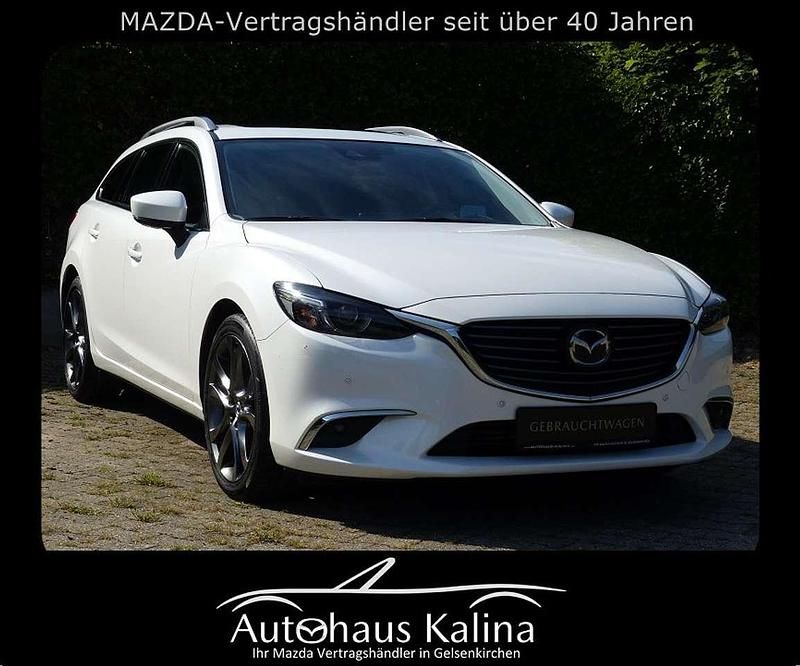 Weiß Gebraucht 2018 Mazda 6 Kizoku Intense Kombi | 17.490 € (Superpreis) - Bild 1/4