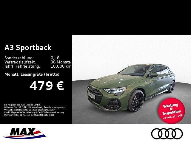 Neu Audi A3 S-Line 150 PS (110 kW) 2025 Distriktgrün metallic Limousine