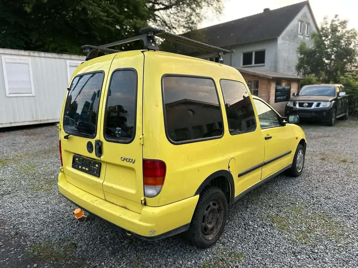 Gebraucht VW Caddy 75 PS (55 kW) 2001 Gelb Van / Kleinbus