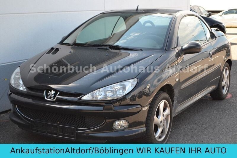 Schwarz Gebraucht 2005 Peugeot 206 CC Cabrio | 1.290 € (Guter Preis) - Bild 1/4