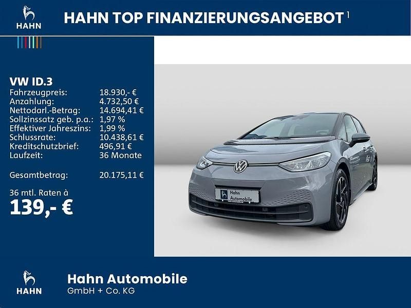 Gebraucht VW ID.3 Pro 106 kW (145 PS) 2022 Grau Kleinwagen