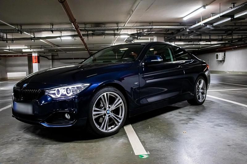 Gebraucht BMW 420 Sport Line 2014 Blau Coupé