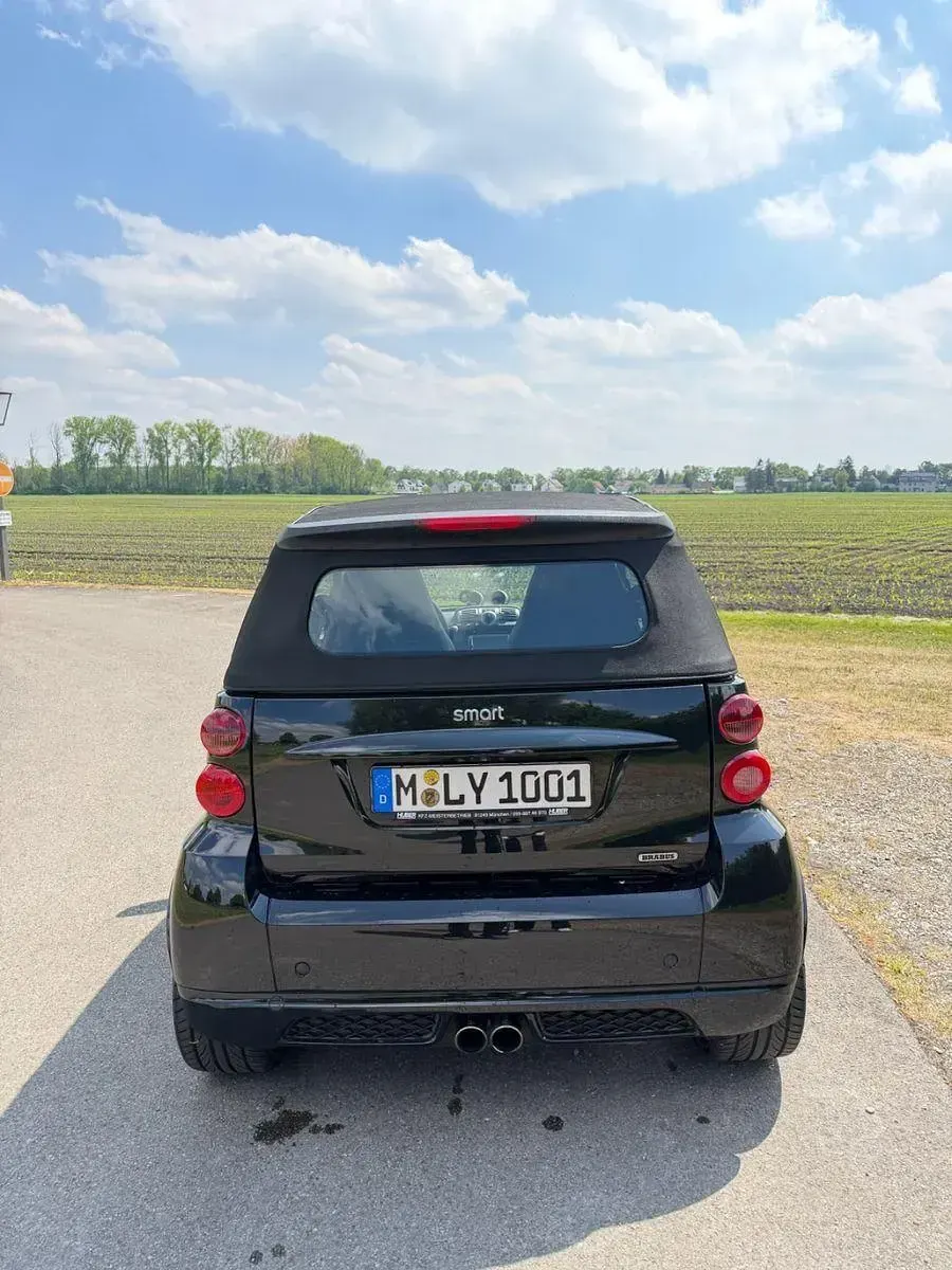 Gebraucht Smart ForTwo Cabrio Brabus Xclusive 102 PS (75 kW) 2011 Schwarz Cabrio