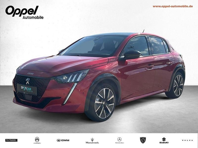 Rot Gebraucht 2021 Peugeot e-208 GT Kleinwagen | 15.489 € (Guter Preis) - Bild 1/3