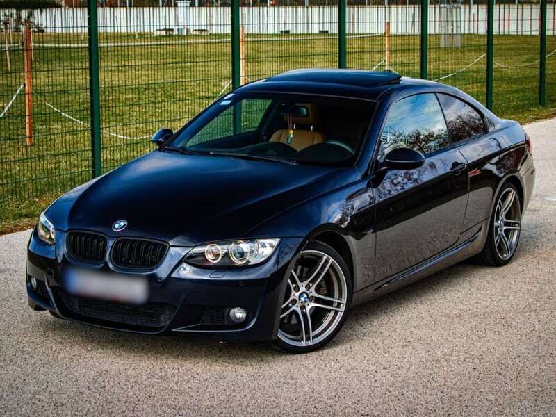 Schwarz Gebraucht 2009 BMW 325 Coupé | 10.300 € (Fairer Preis) - Bild 1/4