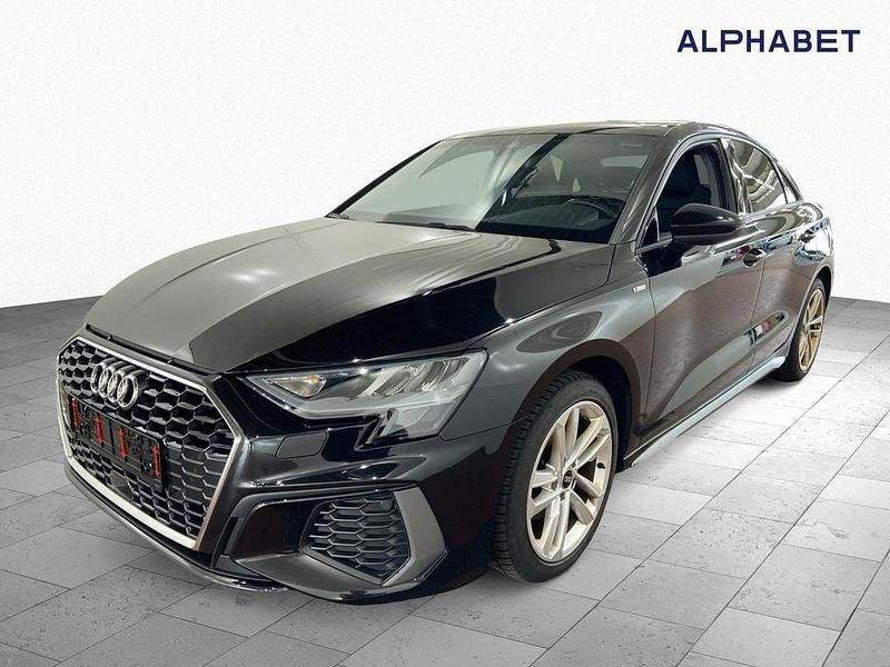 Mythosschwarz Gebraucht 2023 Audi A3 S-Line Limousine | 26.290 € (Guter Preis) - Bild 1/4