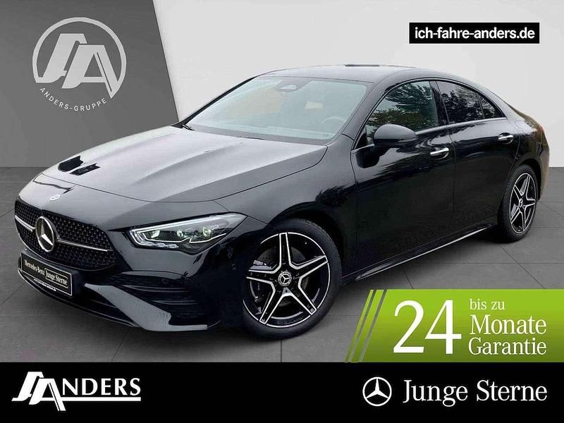 Kosmosschwarz Gebraucht 2025 Mercedes CLA200 AMG Coupé | 38.454 € (Fairer Preis) - Bild 1/3