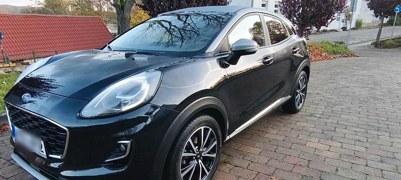 Schwarz Gebraucht 2020 Ford Puma Gen-E Titanium Kleinwagen | 12.800 € (Superpreis) - Bild 1/4