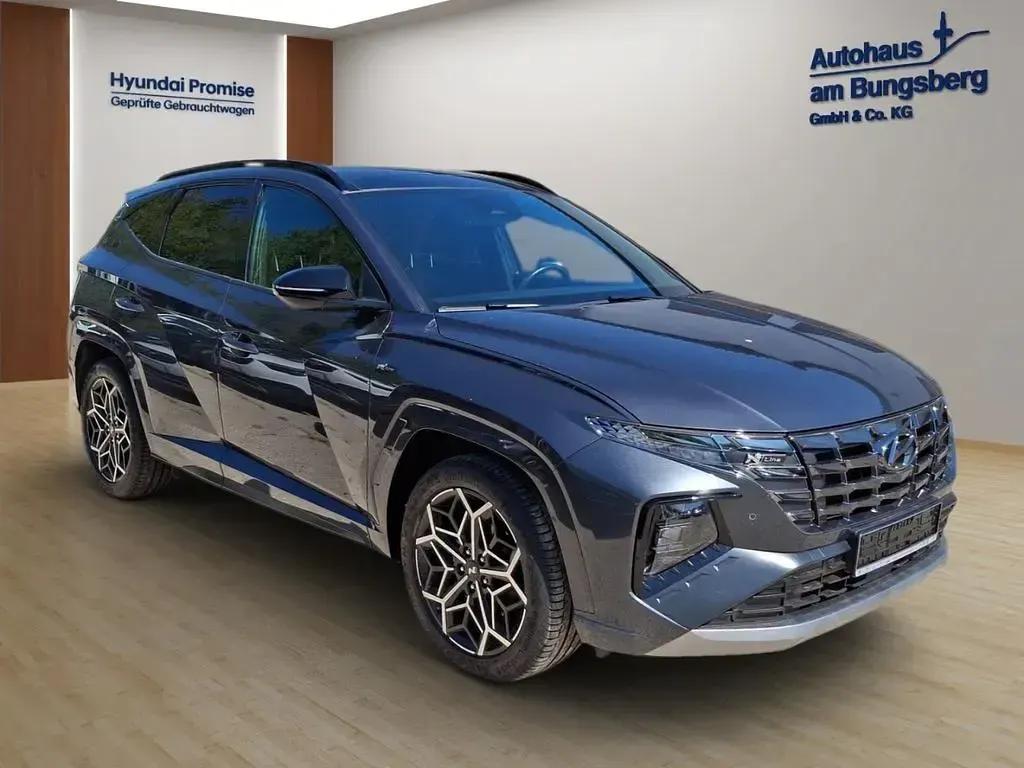 Gebraucht Hyundai Tucson N Line 150 PS (110 kW) 2024 Schwarz SUV
