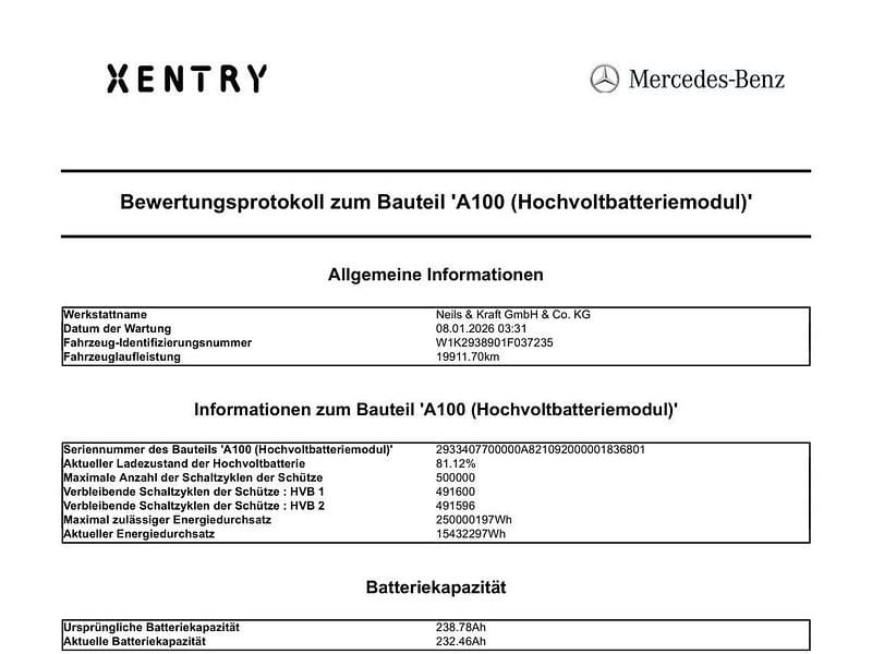 Gebraucht Mercedes EQC400 AMG line 300 kW (408 PS) 2021 Silber SUV