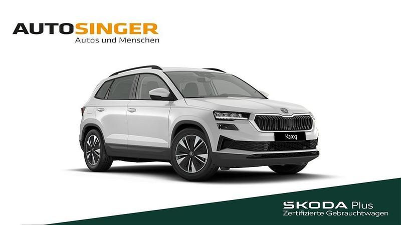Gebraucht Skoda Karoq Selection 150 PS (110 kW) 2025 Weiß SUV