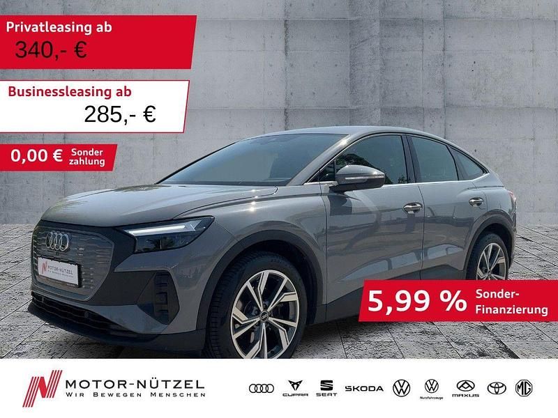 Grau Gebraucht 2022 Audi Q4 Sportback e-tron Ambiente SUV | 22.949 € (Fairer Preis) - Bild 1/4