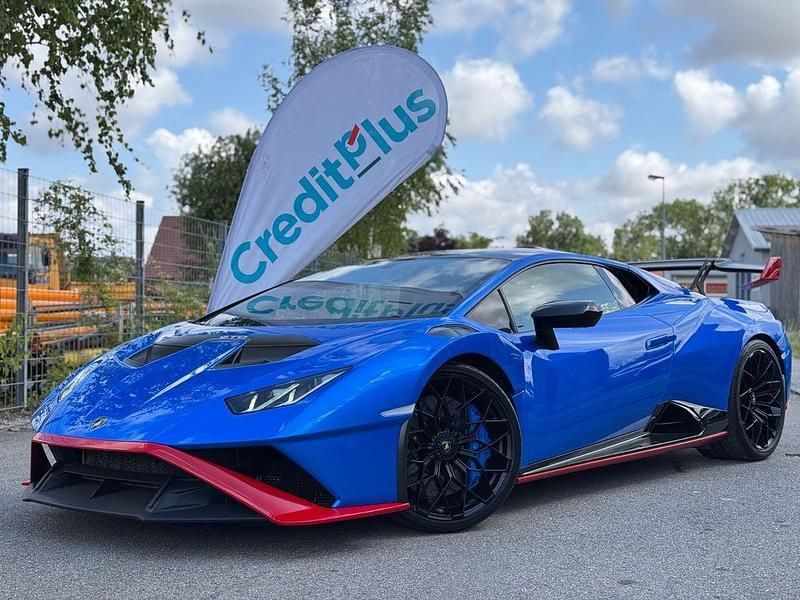 Blau Gebraucht 2021 Lamborghini Huracán Coupé | 309.900 € (Teuer) - Bild 1/4