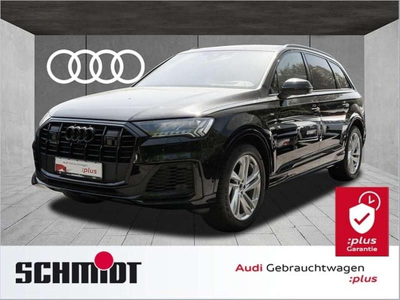 Mythosschwarz metallic Gebraucht 2023 Audi Q7 S-Line SUV | 62.840 € (Fairer Preis) - Bild 1/2