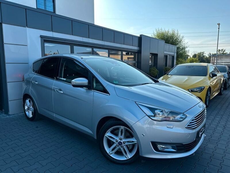Silber Gebraucht 2018 Ford C-MAX Titanium Van / Kleinbus | 12.890 € (Guter Preis) - Bild 1/4