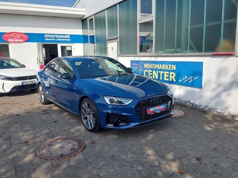Blau Gebraucht 2023 Audi A4 S-Line Limousine | 37.900 € (Etwas zu teuer) - Bild 1/4
