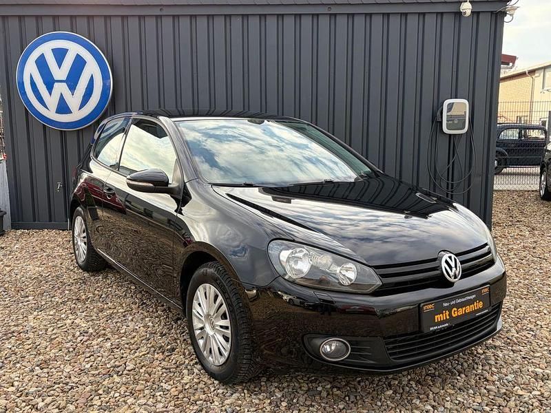 Gebraucht VW Golf VI Trendline 80 PS (58 kW) 2010 Schwarz Kleinwagen