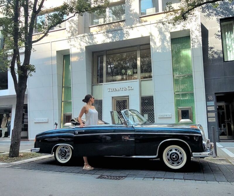 Blau Gebraucht 1959 Mercedes 220 Cabrio | 98.000 € - Bild 1/4