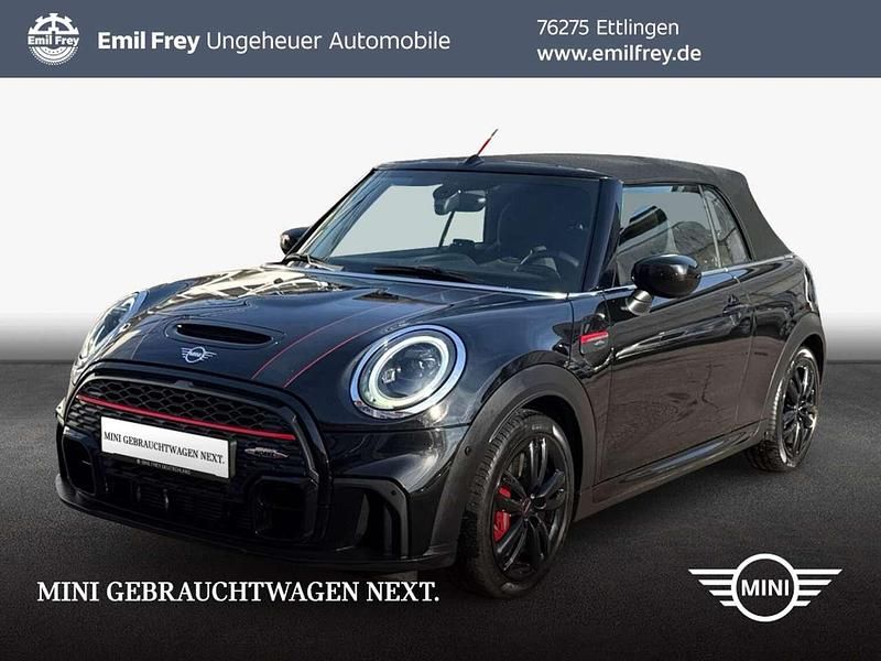 Midnight black metallic Gebraucht 2021 Mini John Cooper Works Cabriolet Essential Cabrio | 29.990 € - Bild 1/3