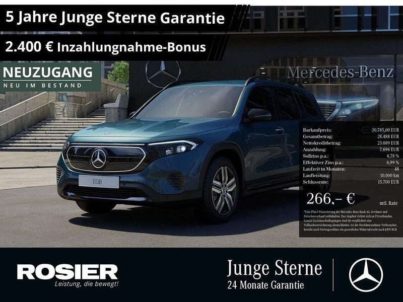Blau / denimblau Gebraucht 2023 Mercedes EQB250 Advanced Plus SUV | 30.785 € (Superpreis) - Bild 1/3