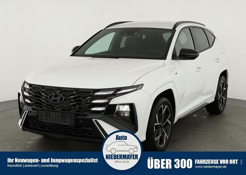 Atlas white Gebraucht 2025 Hyundai Tucson N Line SUV | 33.875 € (Fairer Preis) - Bild 1/4