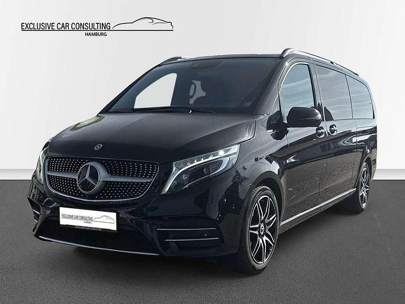 Gebraucht Mercedes V250 AMG line 190 PS (139 kW) 2022 Obsidianschwarz metallic Van / Kleinbus