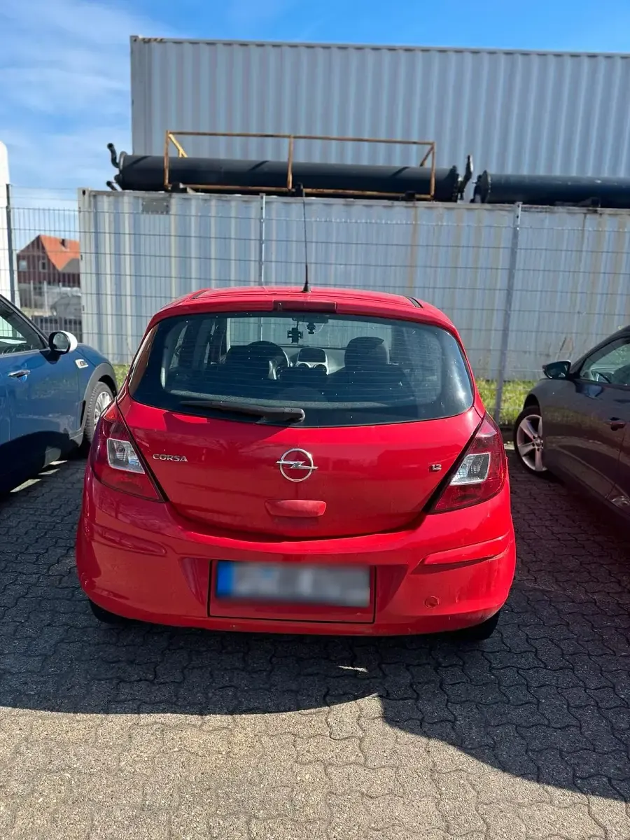Gebraucht Opel Corsa 87 PS (63 kW) 2008 Rot Kleinwagen