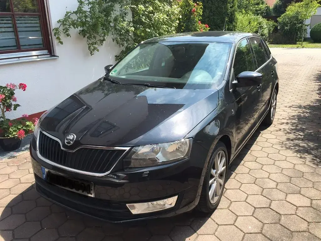 Gebraucht Skoda Rapid Ambition 86 PS (63 kW) 2014 Schwarz Kleinwagen