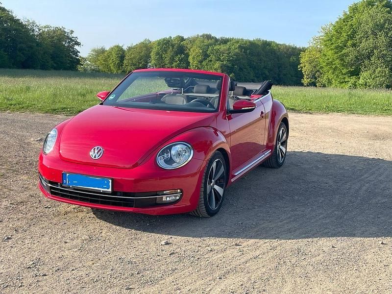 Rot Gebraucht 2013 VW Beetle Cabrio | 12.200 € (Fairer Preis) - Bild 1/4