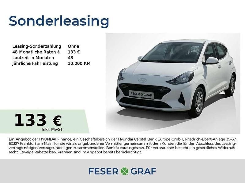 Atlas white (weiss) Neu 2025 Hyundai i10 Select Kleinwagen | 15.490 € (Guter Preis) - Bild 1/1