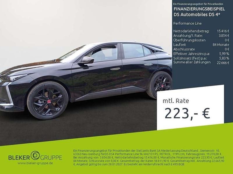 Lackierung schwarz perla nera/typ aussenverkleidung metalliclackierung Gebraucht 2023 DS Automobiles DS4 Performance Limousine | 19.270 € (Superpreis) - Bild 1/3