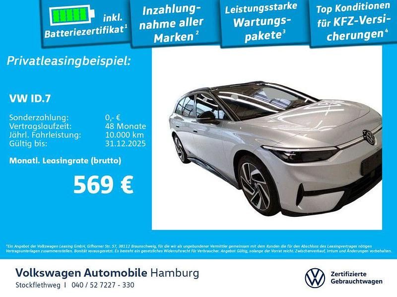 Silber Gebraucht 2024 VW ID.7 Pro Limousine | 51.990 € - Bild 1/3
