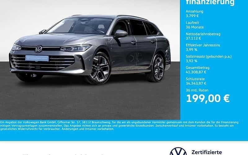 Grau Gebraucht 2025 VW Passat Elegance Kombi | 40.911 € (Superpreis) - Bild 1/4