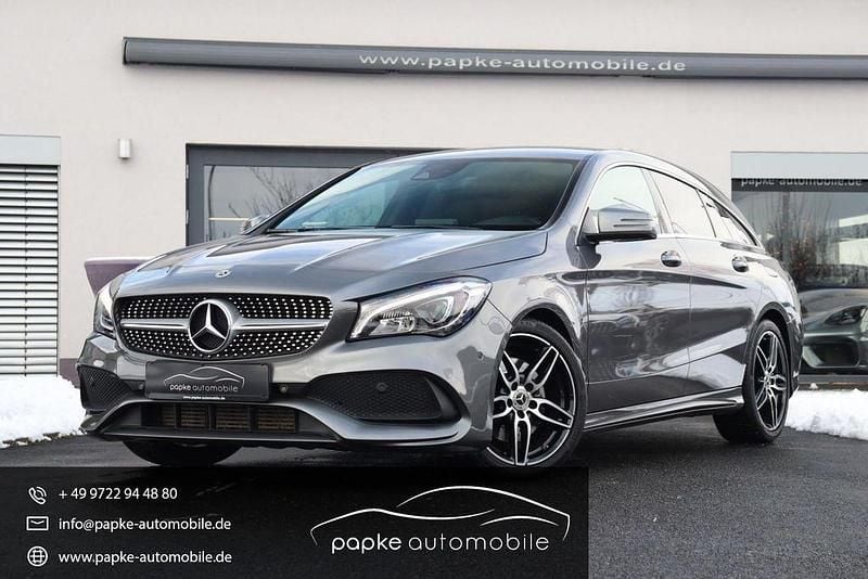 Grau Gebraucht 2017 Mercedes CLA250 Shooting Brake AMG line Kombi | 19.895 € (Fairer Preis) - Bild 1/4