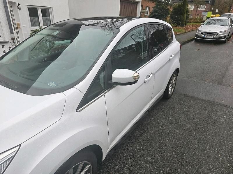 Gebraucht Ford C-MAX Titanium 125 PS (91 kW) 2018 Weiß Van / Kleinbus