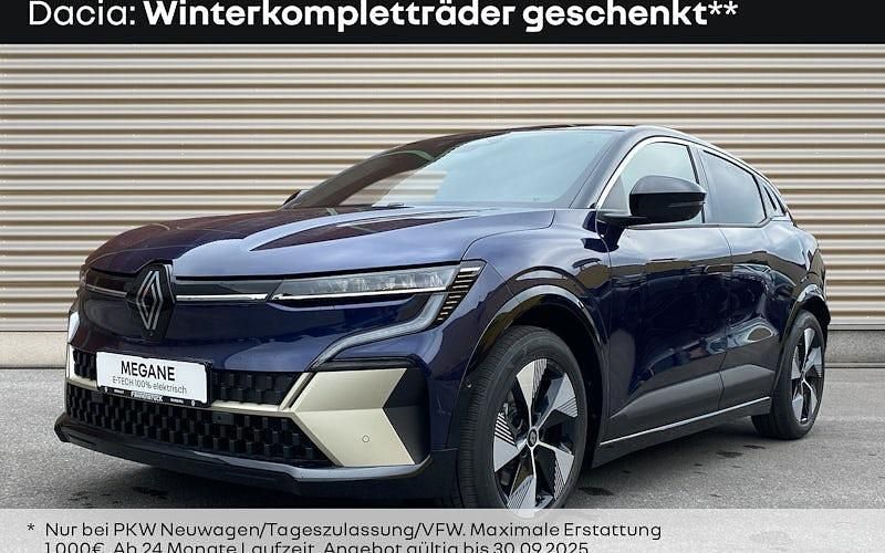 Blau (nachtblau metallic dach in black pearl) Neu 2025 Renault Mégane Iconic Limousine | 46.075 € (Teuer) - Bild 1/4