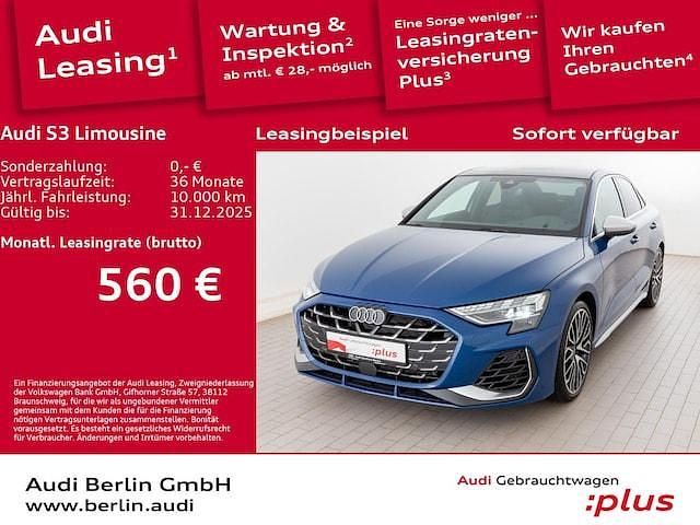 Gebraucht Audi S3 Ambiente 333 PS (244 kW) 2025 Ascariblau metallic Limousine