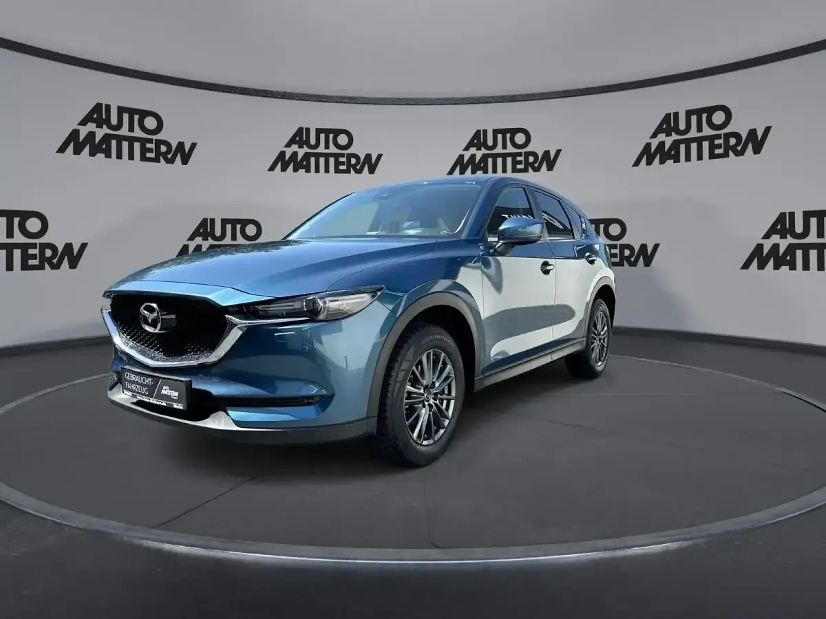 Gebraucht Mazda CX-5 Exclusive-Line 165 PS (121 kW) 2019 Blau SUV
