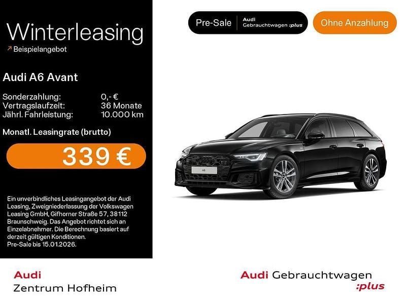 Mythosschwarz metallic Gebraucht 2025 Audi A6 S-Line Kombi | 49.490 € (Guter Preis) - Bild 1/1