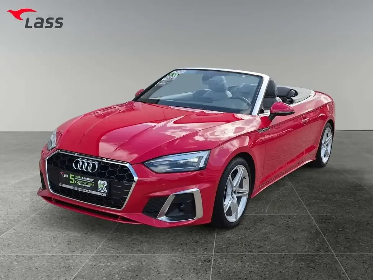 Gebraucht Audi A5 Cabriolet S-Line 204 PS (150 kW) 2022 Tangorot metallic Cabrio