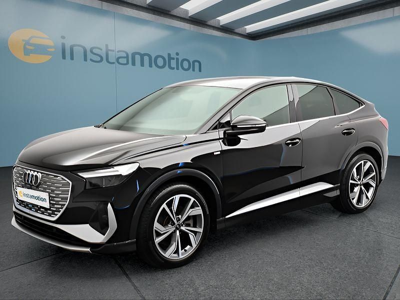 Schwarz Gebraucht 2022 Audi Q4 Sportback e-tron SUV | 32.799 € (Guter Preis) - Bild 1/4