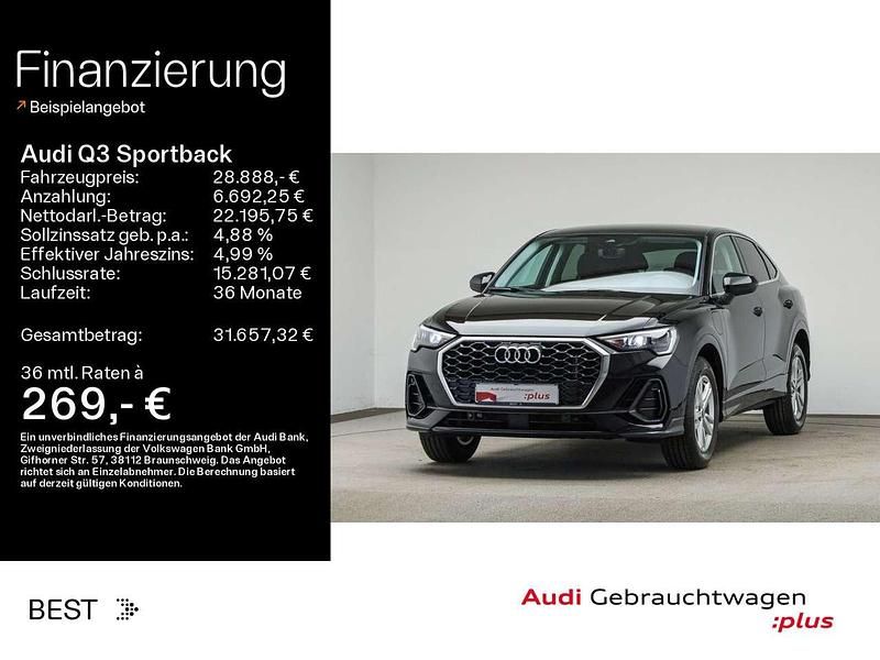 Gebraucht Audi Q3 245 PS (180 kW) 2022 Mythosschwarz metallic SUV