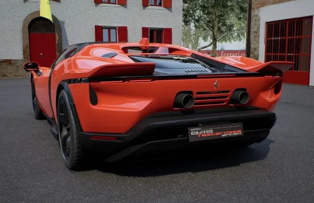 Neu Ferrari Testarossa 2026 Rot Cabrio