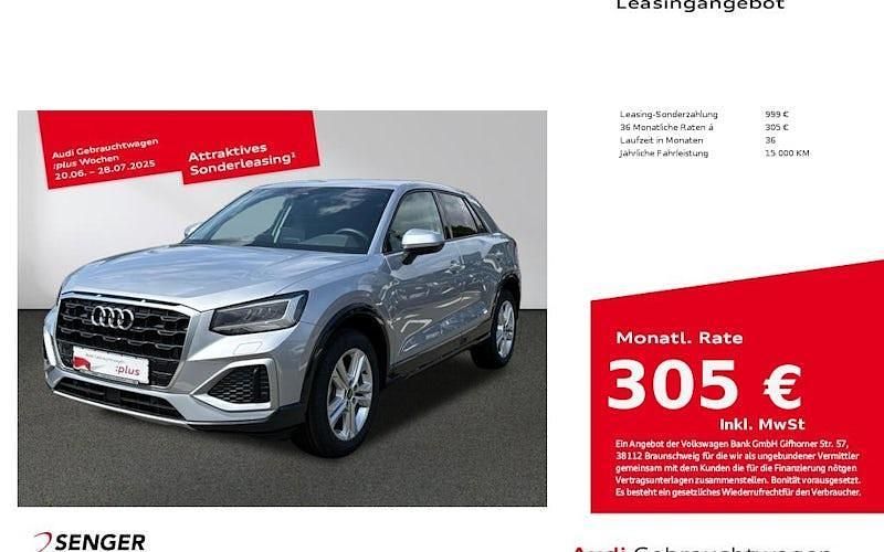 Florettsilber metallic Gebraucht 2024 Audi Q2 Advanced Plus SUV | 32.990 € (Etwas zu teuer) - Bild 1/4